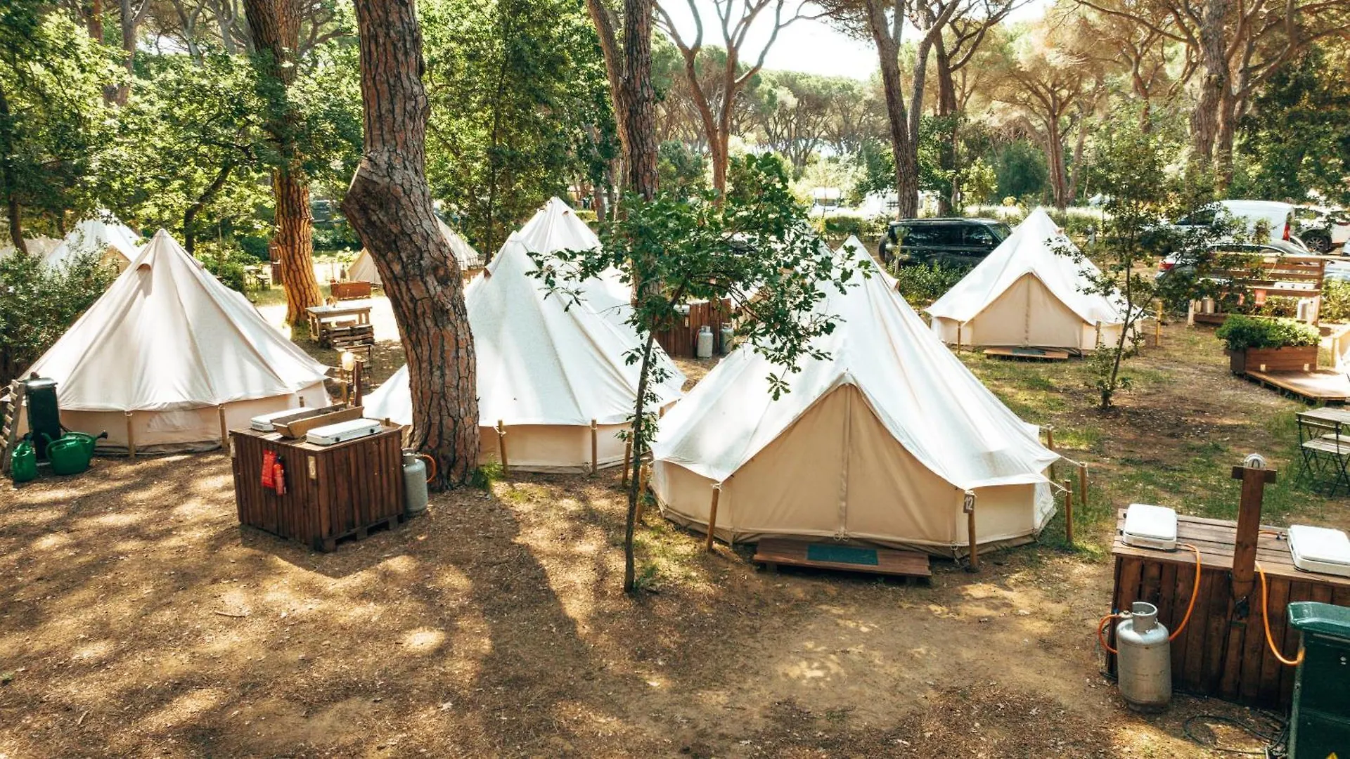 Pigna Felice Le Marze Hotell Marina di Grosseto Lyxtält
